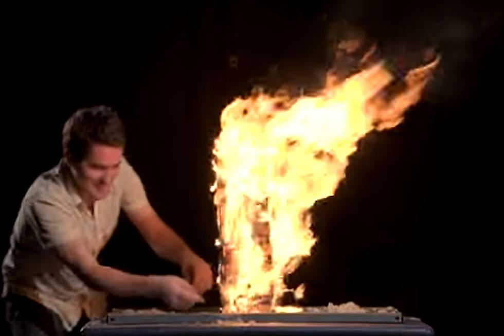 Enormous Flaming Jenga Is the Party Game of Your Nightmares
