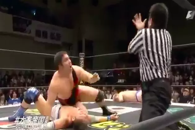 Japanese Wrestling Match Takes a Completely Wild, Totally Unexpected Turn