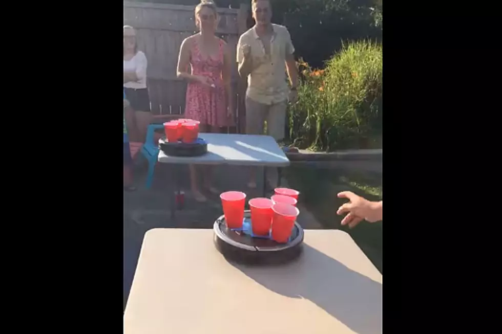 Roomba Beer Pong Is Your New Favorite Drinking Game