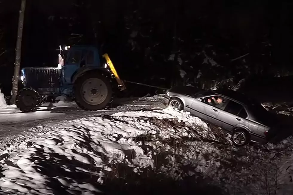 BMW Slides Into Ditch. Then the Real Disaster Unfolds.