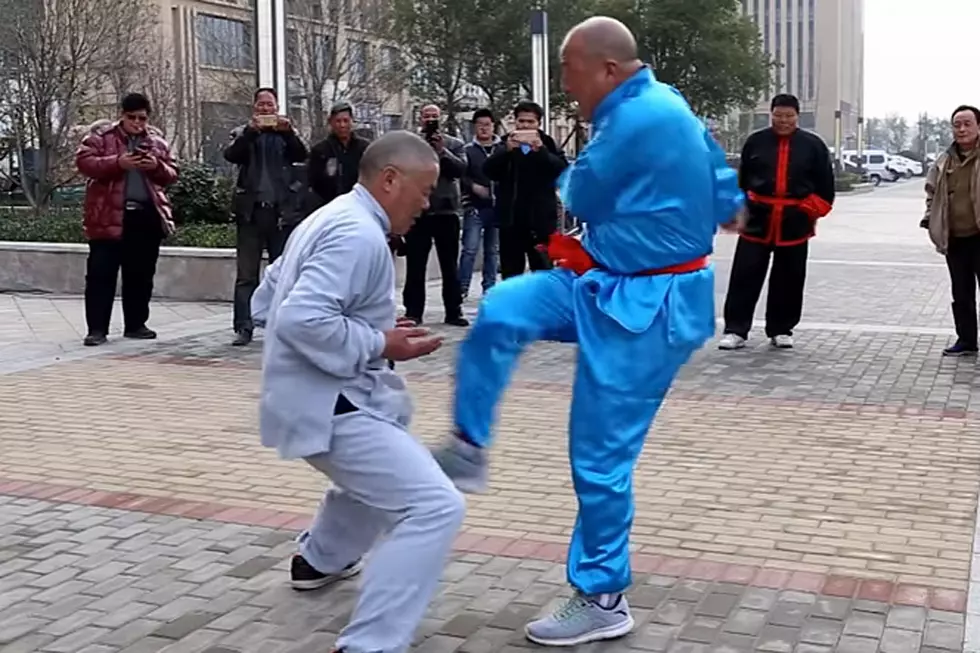 Insane Kung Fu Master Lives To Be Kicked in the ‘Nads