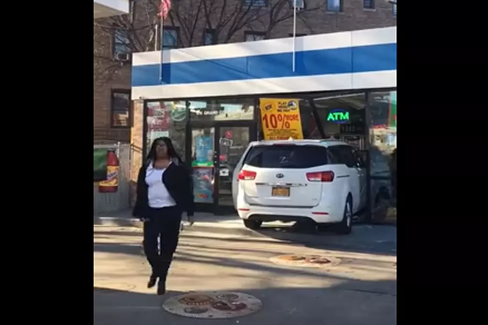 Woman Plows Into Gas Station…And Then Goes Totally Bonkers