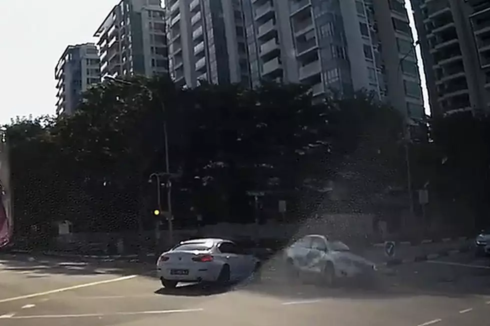 Car Comes Out Of Nowhere