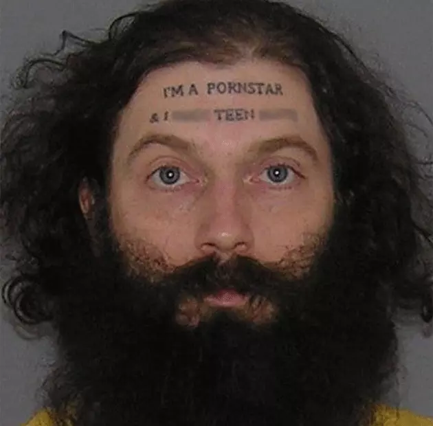 Man With &#8216;I&#8217;m a Pornstar&#8217; Forehead Tattoo Arrested for Groping