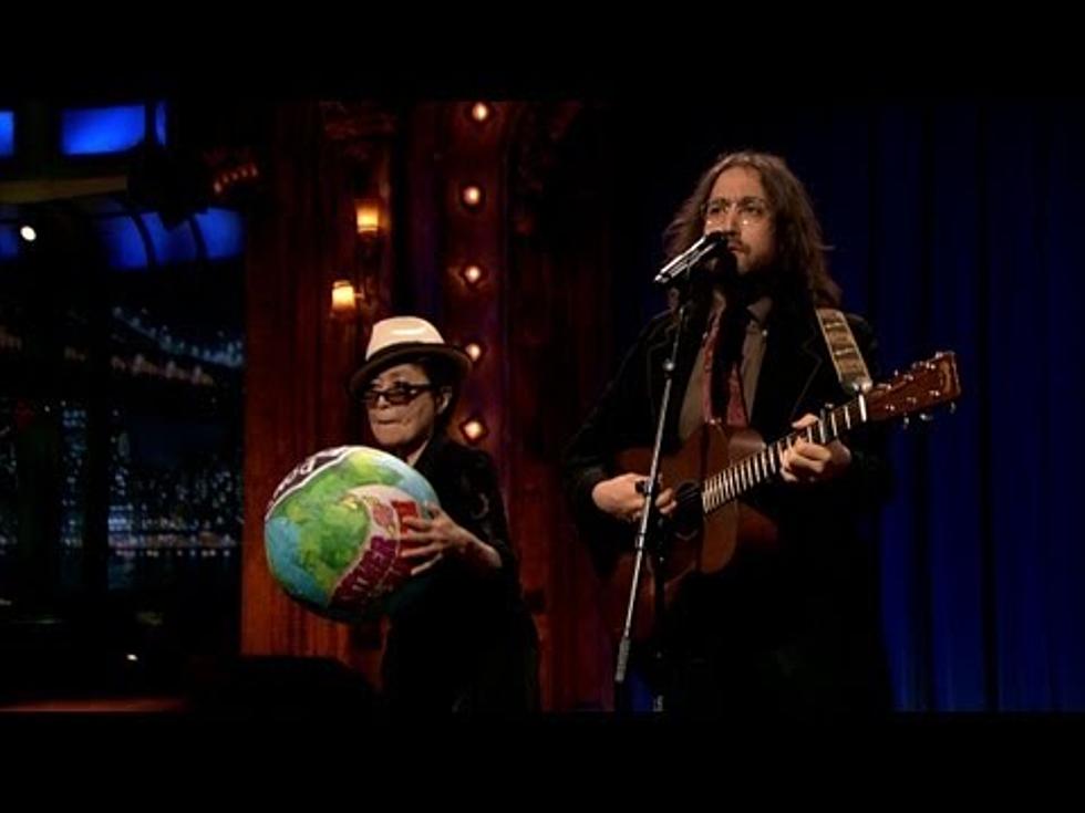Sean Lennon & Yoko Ono Perform On Jimmy Fallon