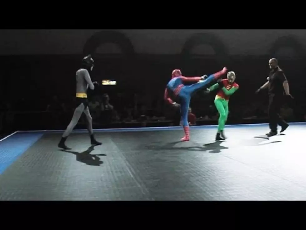 Spider-Man Takes On Batman And Robin In MMA