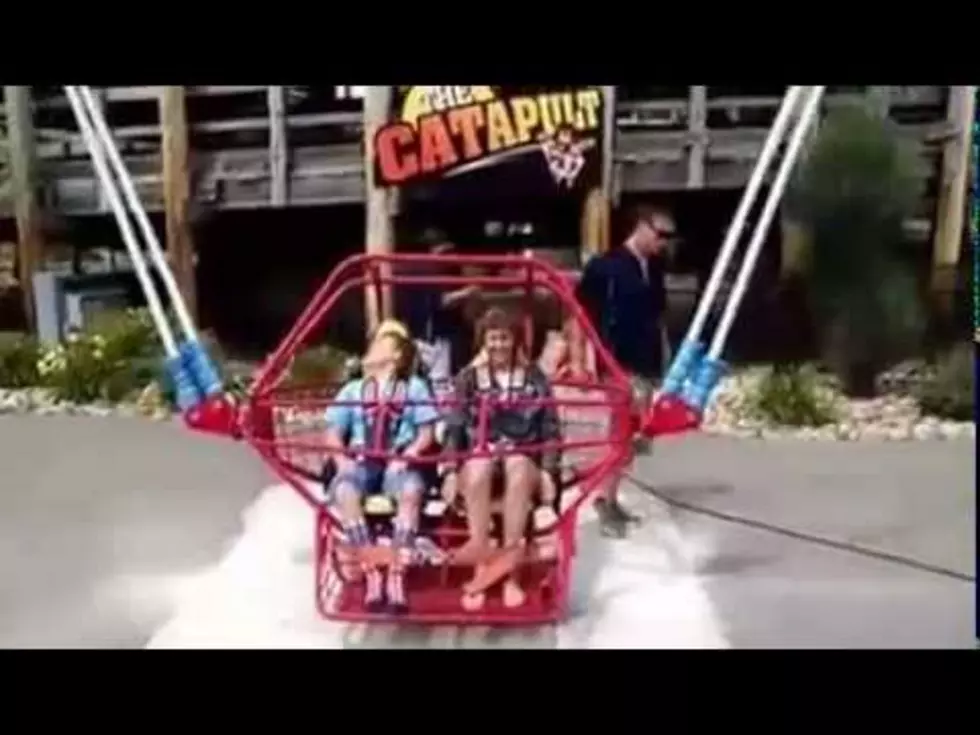 Amusement Park Bungee Cord Snaps!