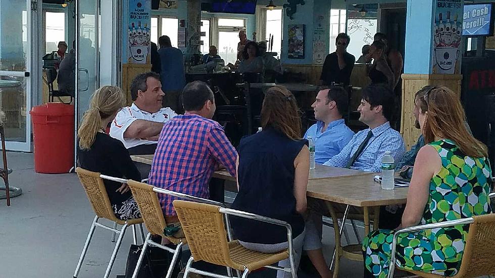 Governor Christie Hanging at “First Call Friday”