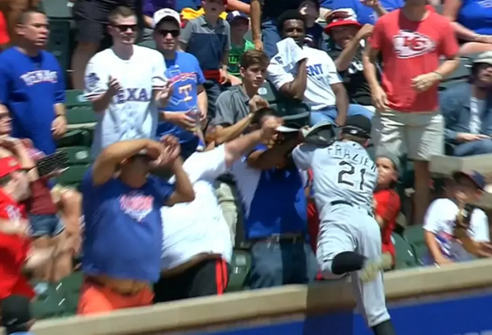 Todd Frazier Dives Into Stands, Smashes Face