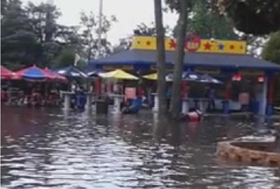 Heavy Rains Cause Flash Flood, Ride Closure At Six Flags Great Adventure