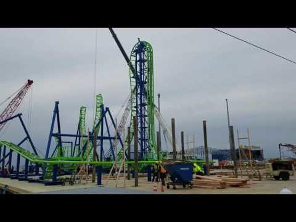 FIRST LOOK: Seaside Heights Roller Coaster Construction