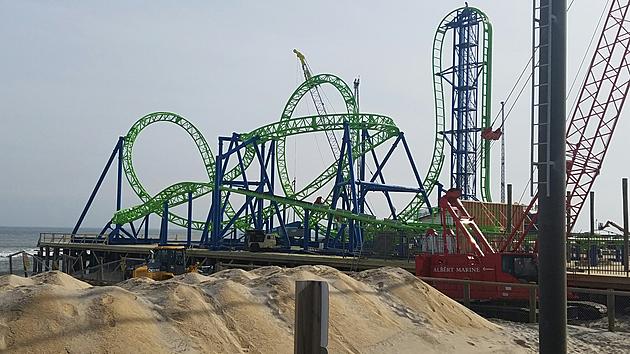Check Out Drone Footage of the Hydrus Roller Coaster in Seaside Heights