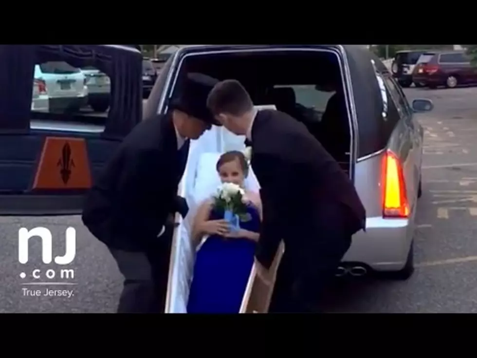 NJ Teen Shows Up To Prom in a Coffin
