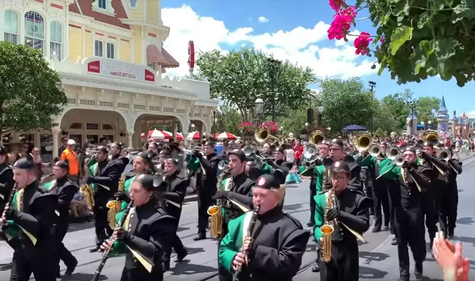 Watch The Brick Memorial Marching Mustangs Perform In DisneyWorld