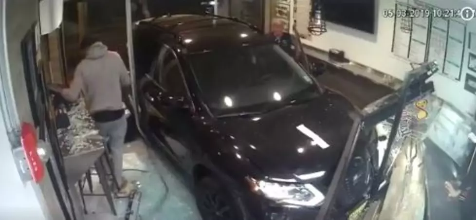 Check Out Car Crashing Through NJ Pizza Shop
