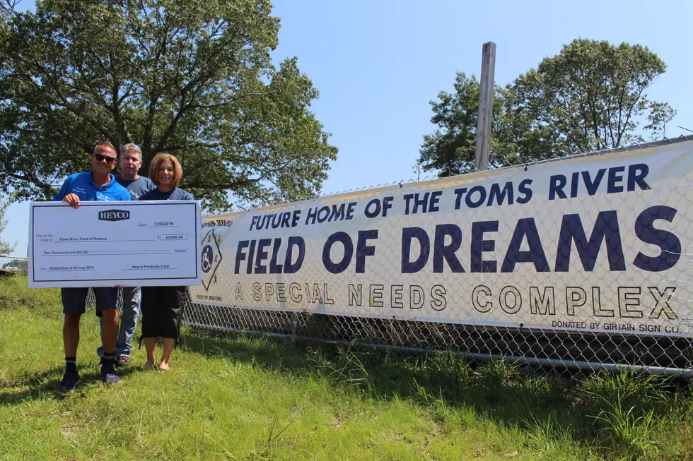 Toms River Field of Dreams Receives $10,000 Donation [VIDEO]