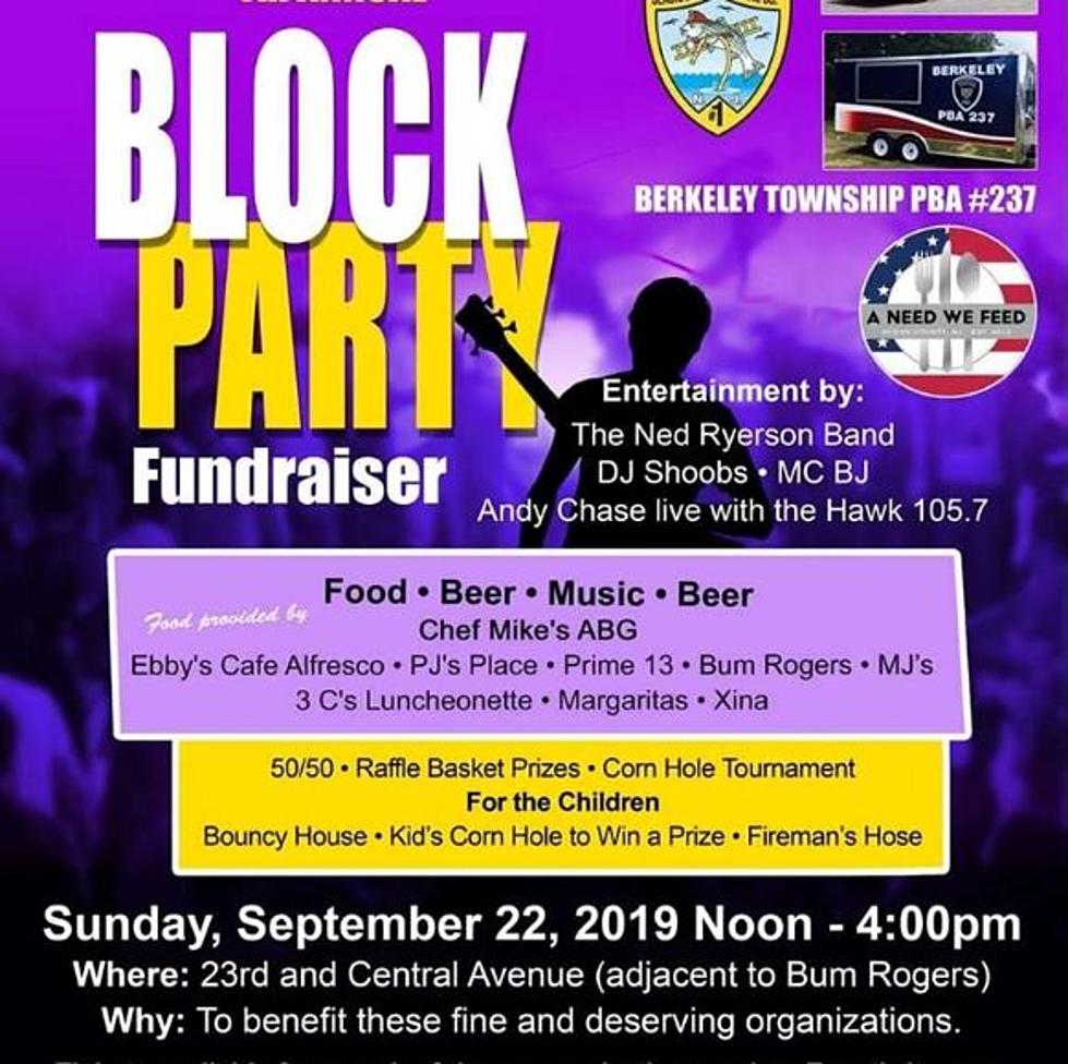 Bum Rogers Block Party Fundraiser This Sunday in Seaside Park