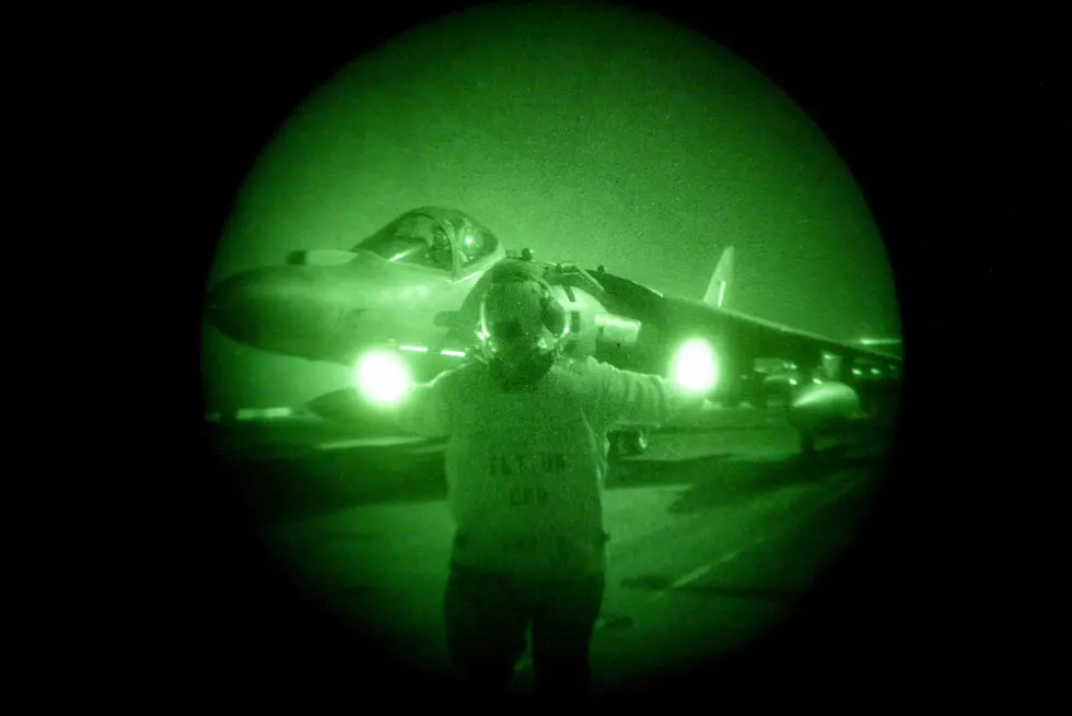 New Jersey Air National Guard Conducting Night-Flying Training