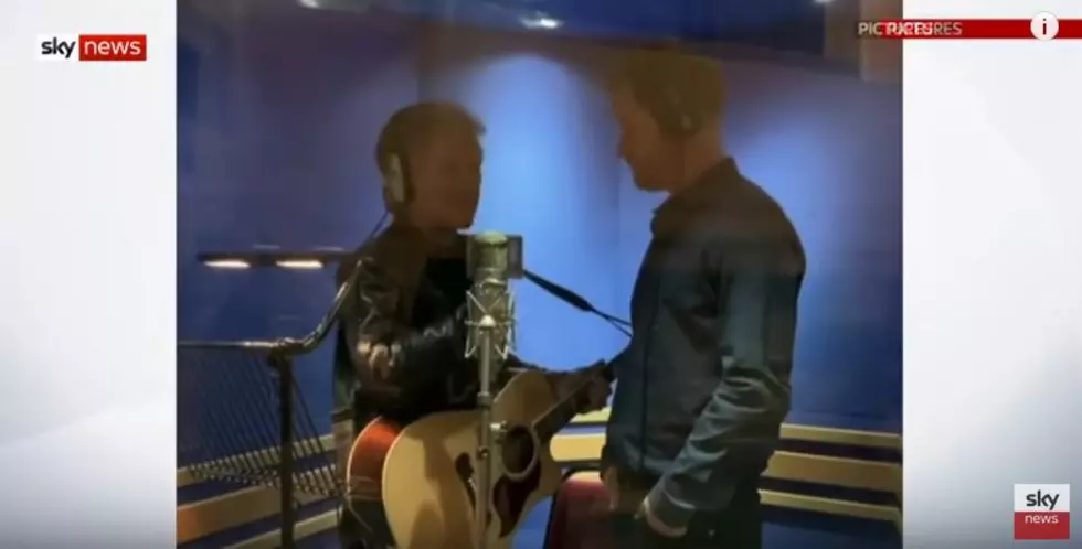Check Out Prince Harry in the Studio With Jon Bon Jovi