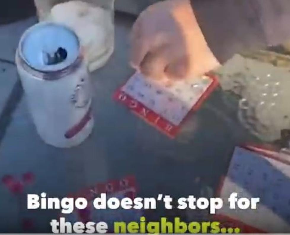 Bayville Practices Social Distancing Playing Bingo Across Lagoon