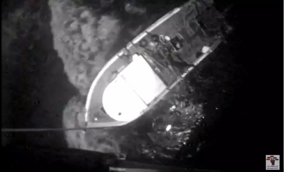 [WATCH] Coast Guard Rescues Two Men Off Boat In Barnegat Inlet