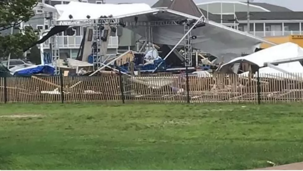 Outdoor Tent At Surflight Theatre on LBI Destroyed From Isaias