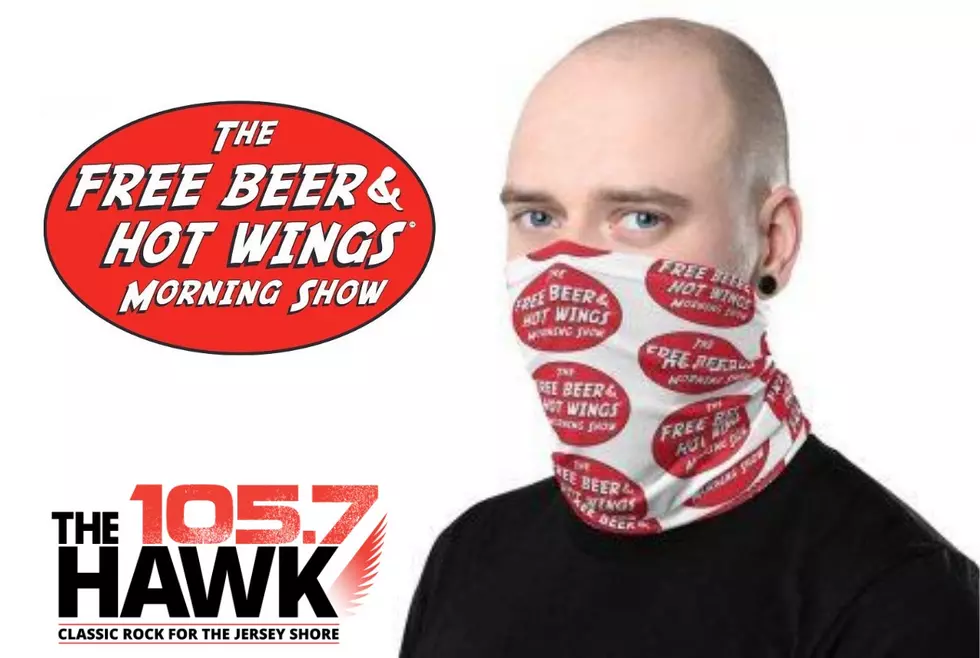Get A Free Beer & Hot Wings Face Covering