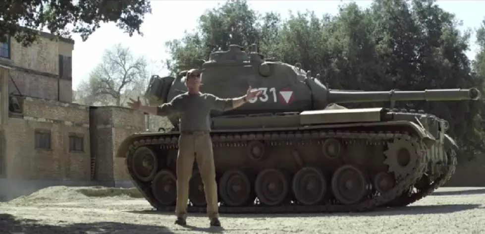 Winner of Arnold Schwartzenegger Contest Gets to Crush Things in a Tank [VIDEO]