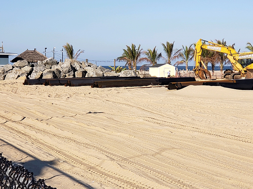Sea Wall Going  Up on Point Pleasant Beachfront