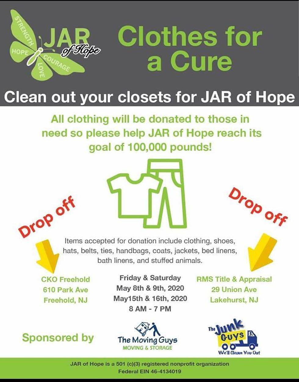 DONATE: Jar Of Hope Hosting A Clothing Drive For People In Need