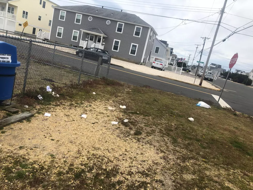 To Whoever Decided To Leave Trash All Over A Jersey Shore Park