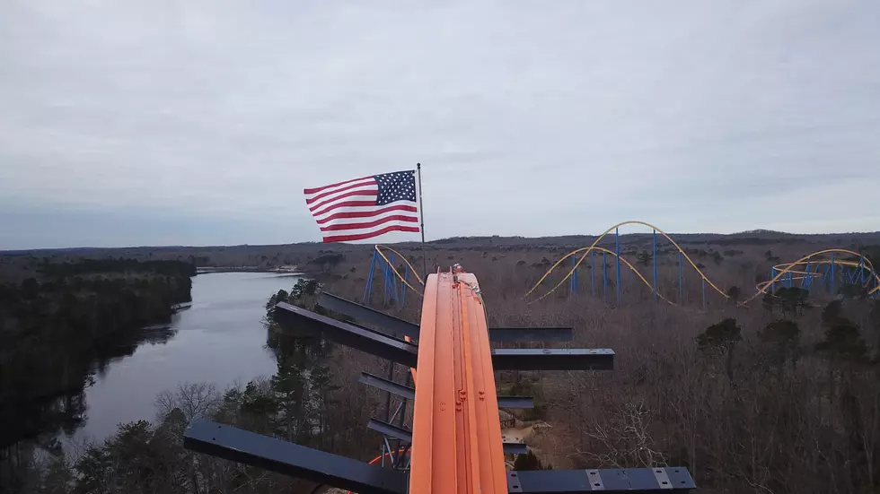 EXCLUSIVE: Photos of the Jersey Devil Coaster at Six Flags So Far