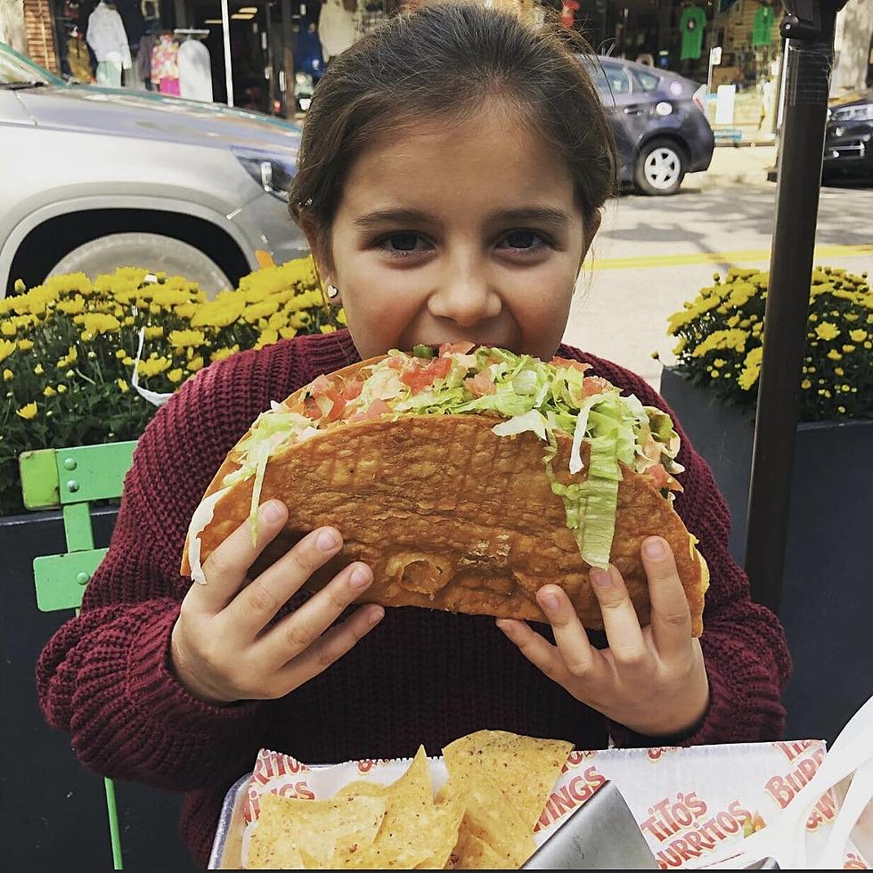 Can You Handle This 4 Pound Taco As Big As Your Head? My Kid Did And Now She’s Challenging You!