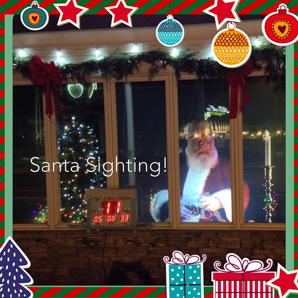 Santa Sighting! [VIDEO]