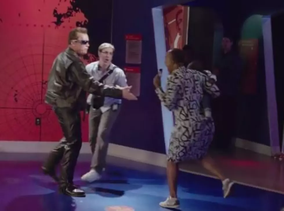 Watch Arnold Scare Wax Museum Guests [Video]