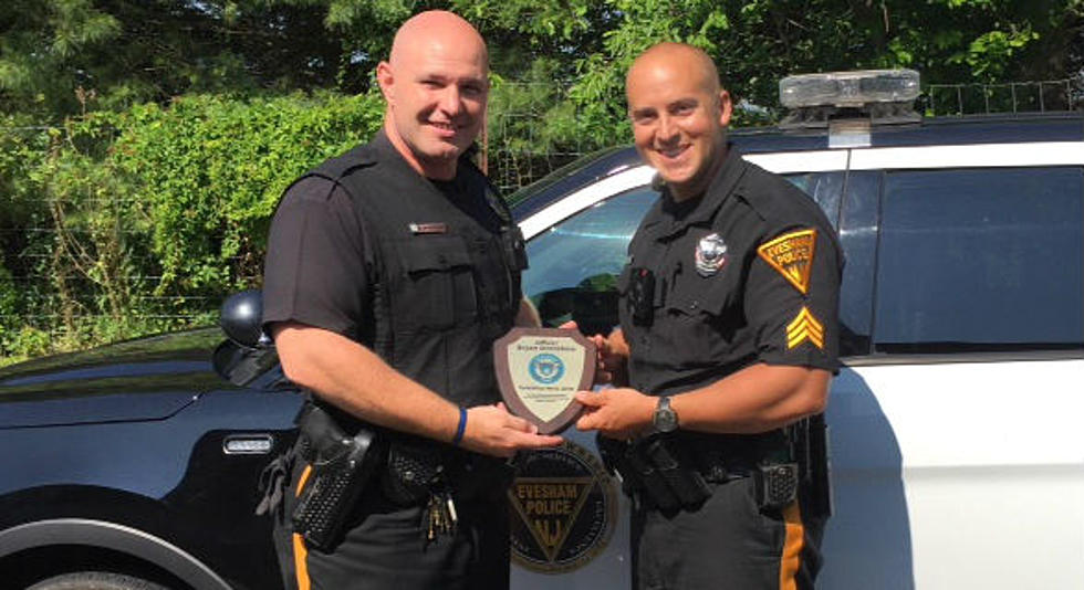 Evesham police officer wins security site’s inaugural hero award