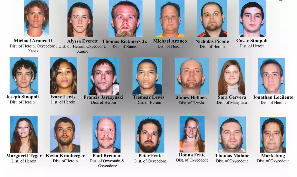 20 charged, one at large in southern Ocean County drug sweep