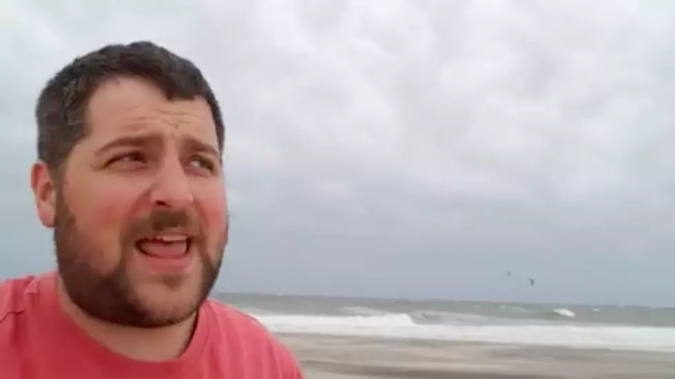 Meteorologist Dan Zarrow Checks in From Long Beach Island on Saturday Morning as Hermine Approaches