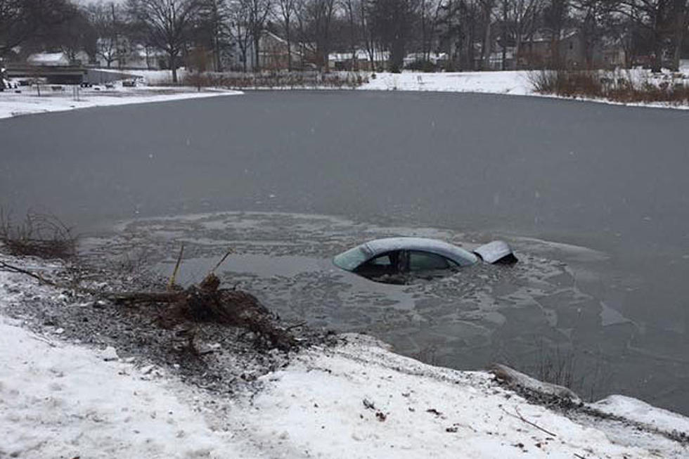 Woman rescued after plunge into icy North Jersey pond
