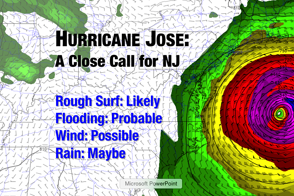 Hurricane Jose still expected to brush past NJ next week