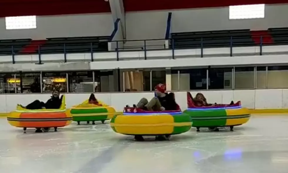 Ride The Ice Bumper Cars At Ocean Ice Palace!