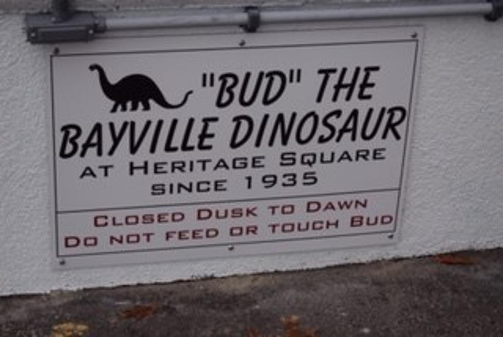 The Iconic Bayville Dinosaur is Finished and Looks Great