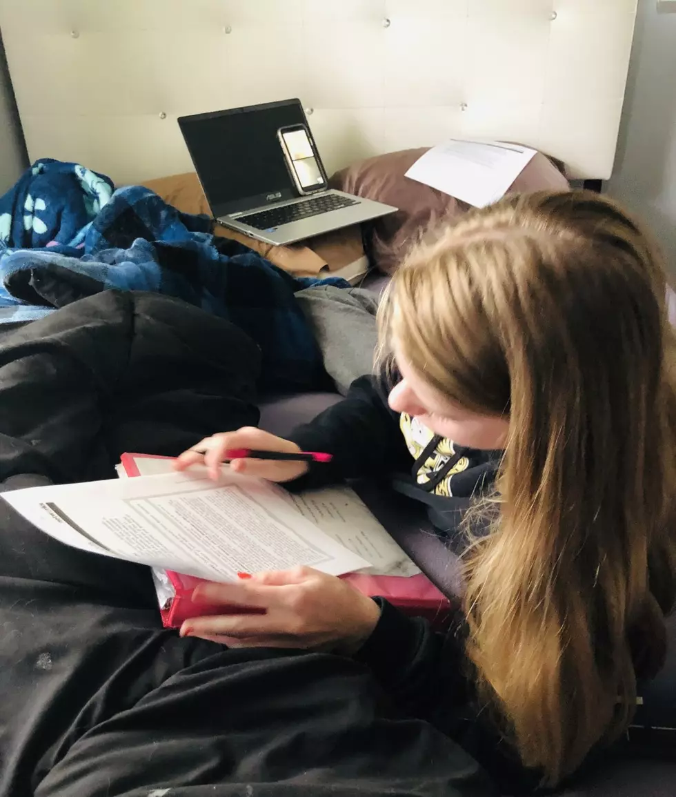 Show Us Your Kids Doing Their School Work From Home
