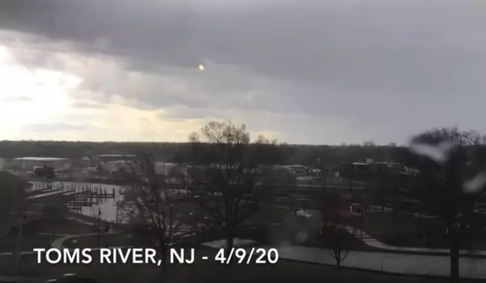 Time Lapse Video From Toms River of Today’s Weather Front