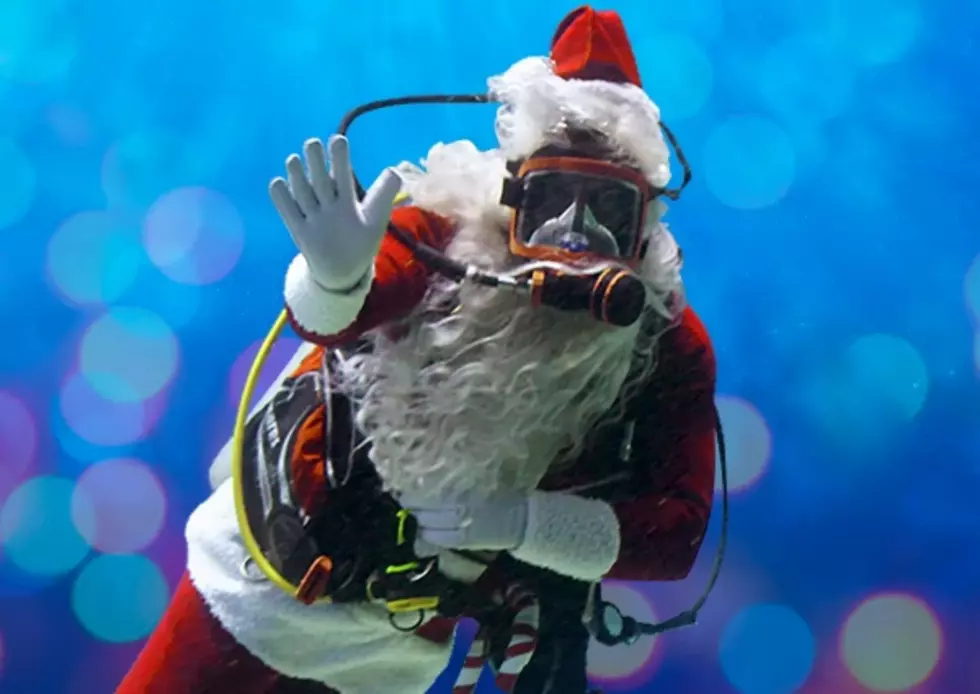 Whoa – Scuba Santa Will Be at Adventure Aquarium