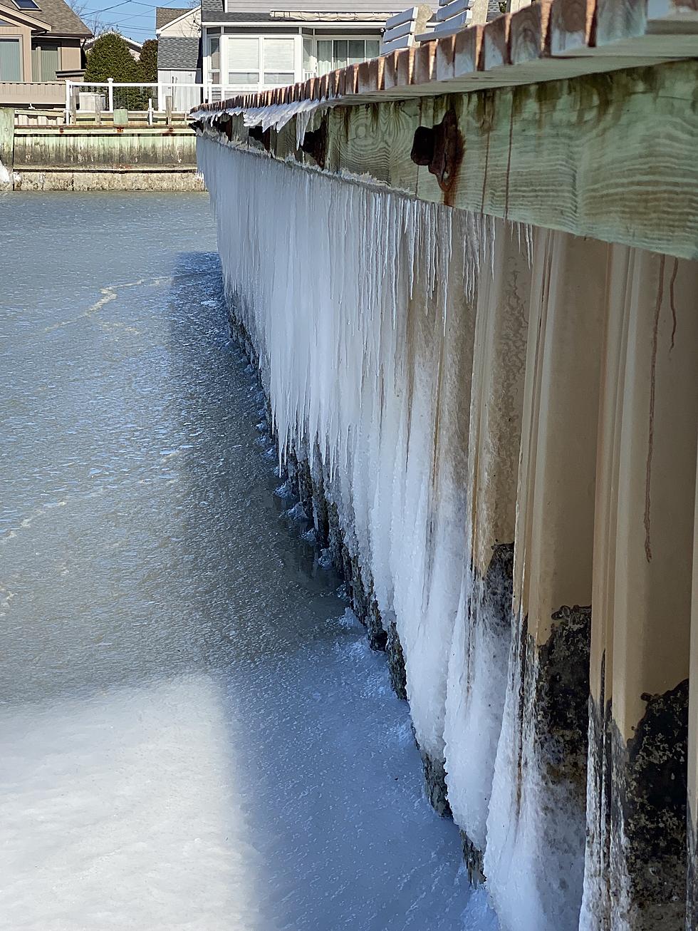 These 10 Photos Show Off Icy Beauty Near This Brick, NJ Bayside Beach