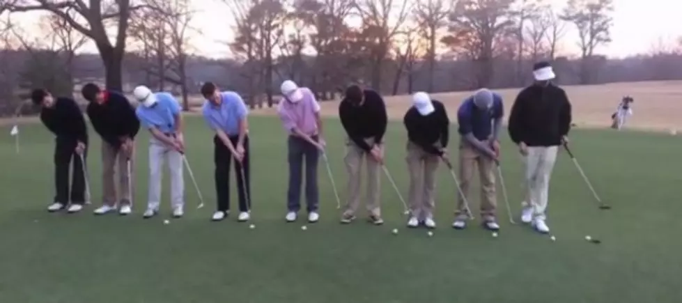 Awesome Video of Nine Successful Golf Putts in a Row [VIDEO]