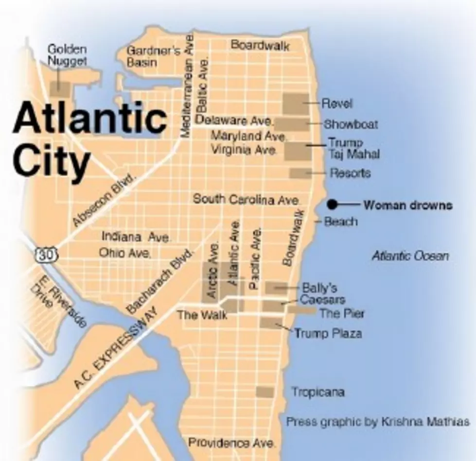 Woman Drowns at Unguarded Atlantic City Beach