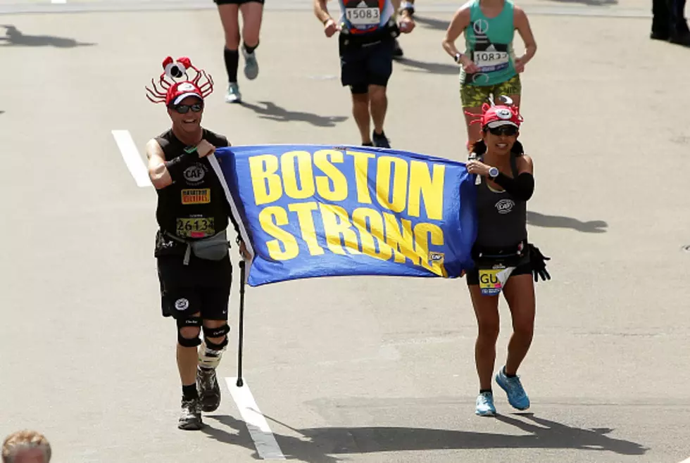 Creative New Jersey Runner Crosses Finish Line at the Boston Marathon