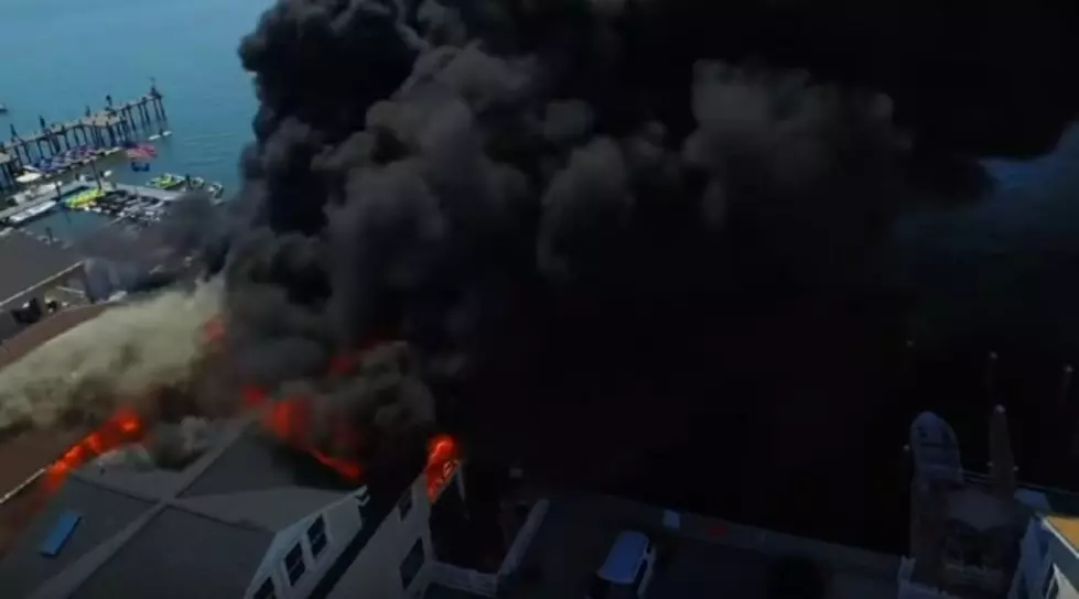 Watch Close-Up Drone Video of Wildwood Crest Fire [VIDEO]